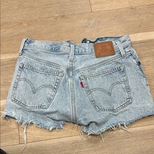 Levi's Classic Light Blue Jean Shorts
